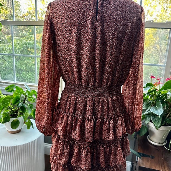 New Express Ruffle Dress - size small - Picture 2 of 5